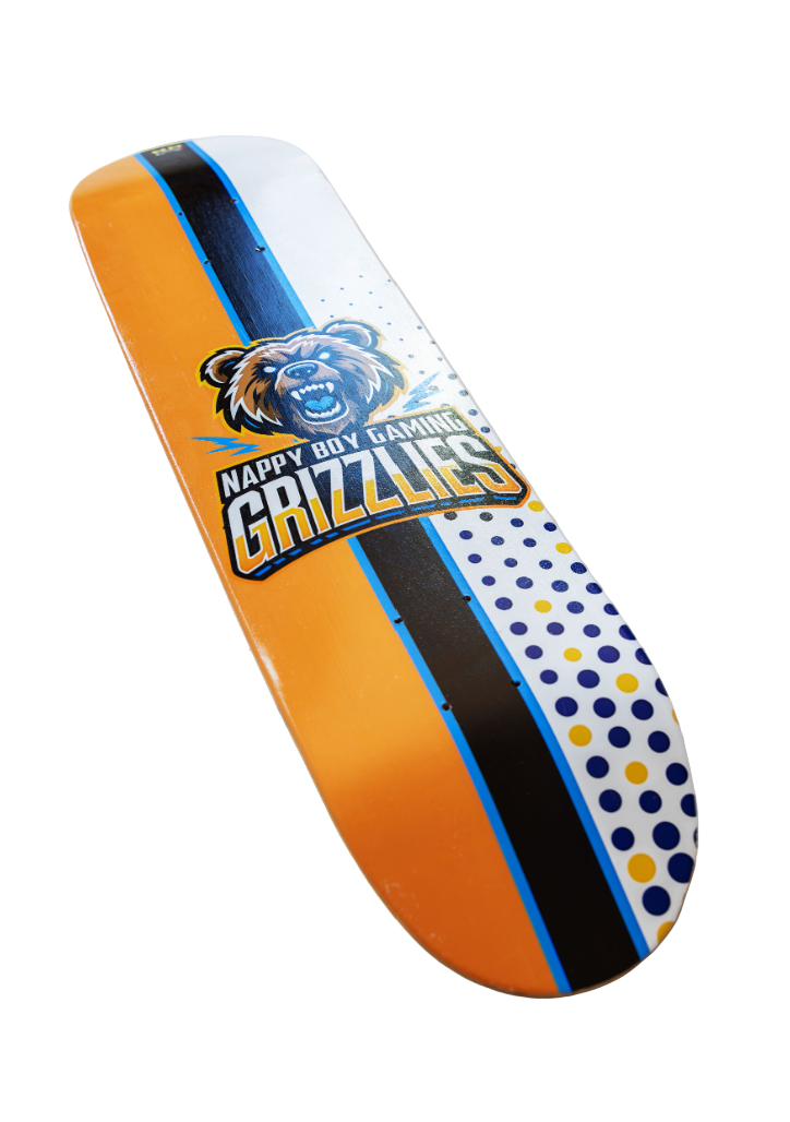 NBG Gaming Grizzlies Skateboard Deck