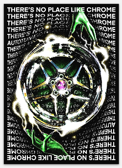 No Place Like Chrome Sticker