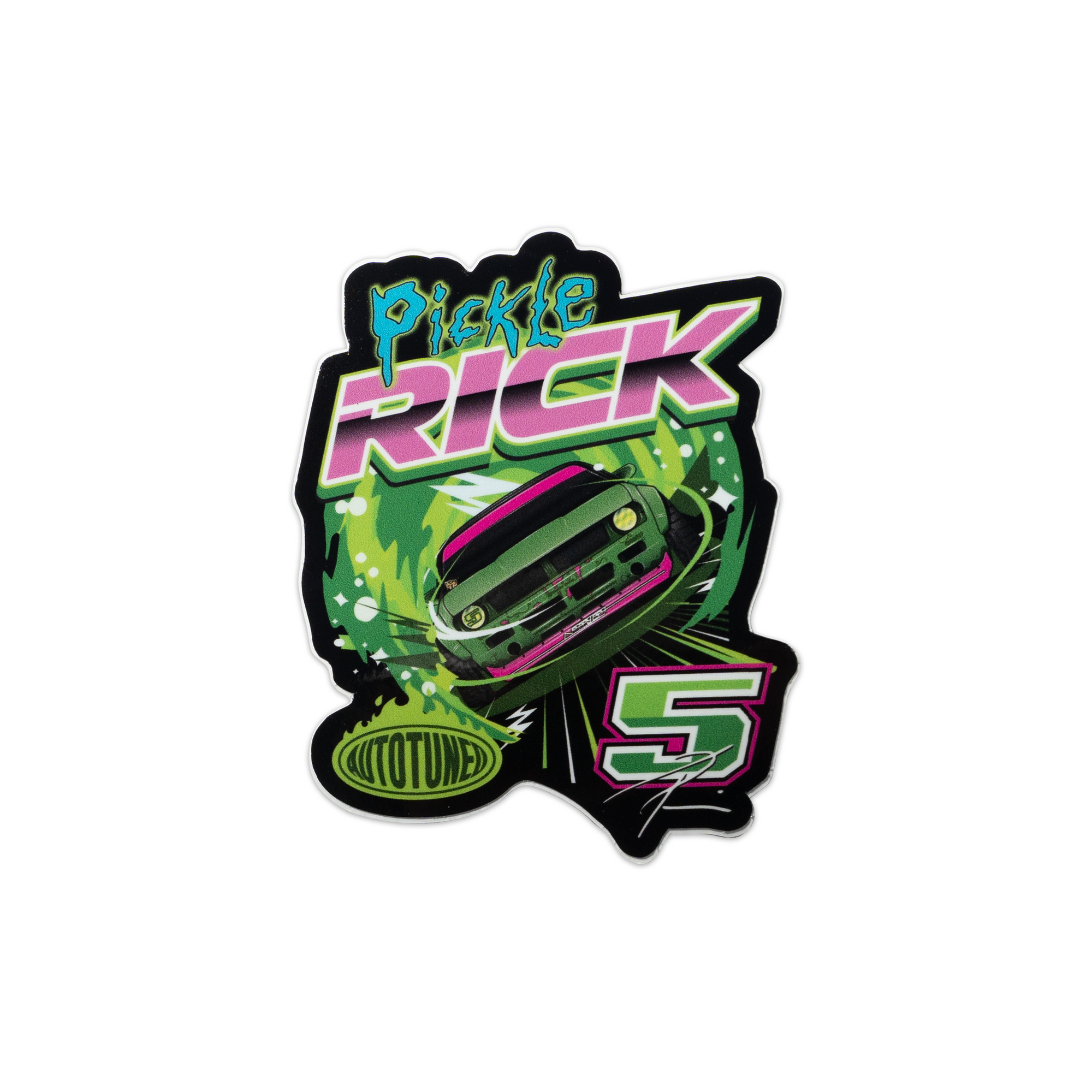 Pickle Rick Sticker – Nappy Boy Store