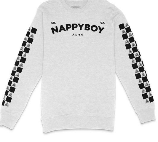 NB Auto Checker Crewneck